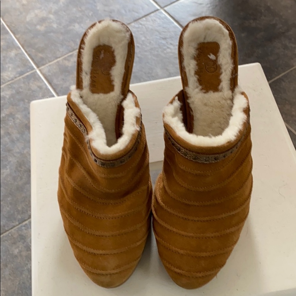 Suede Clogs